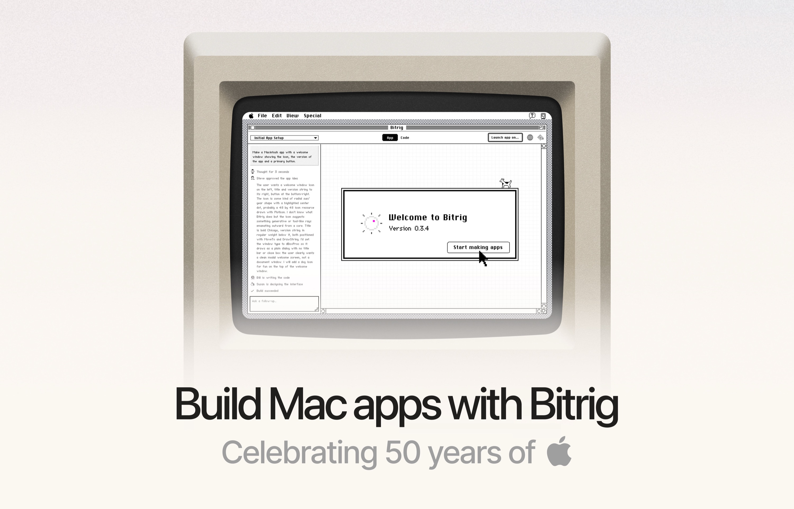 Celebrating Apple’s 50th: Bitrig Now Builds Mac Apps